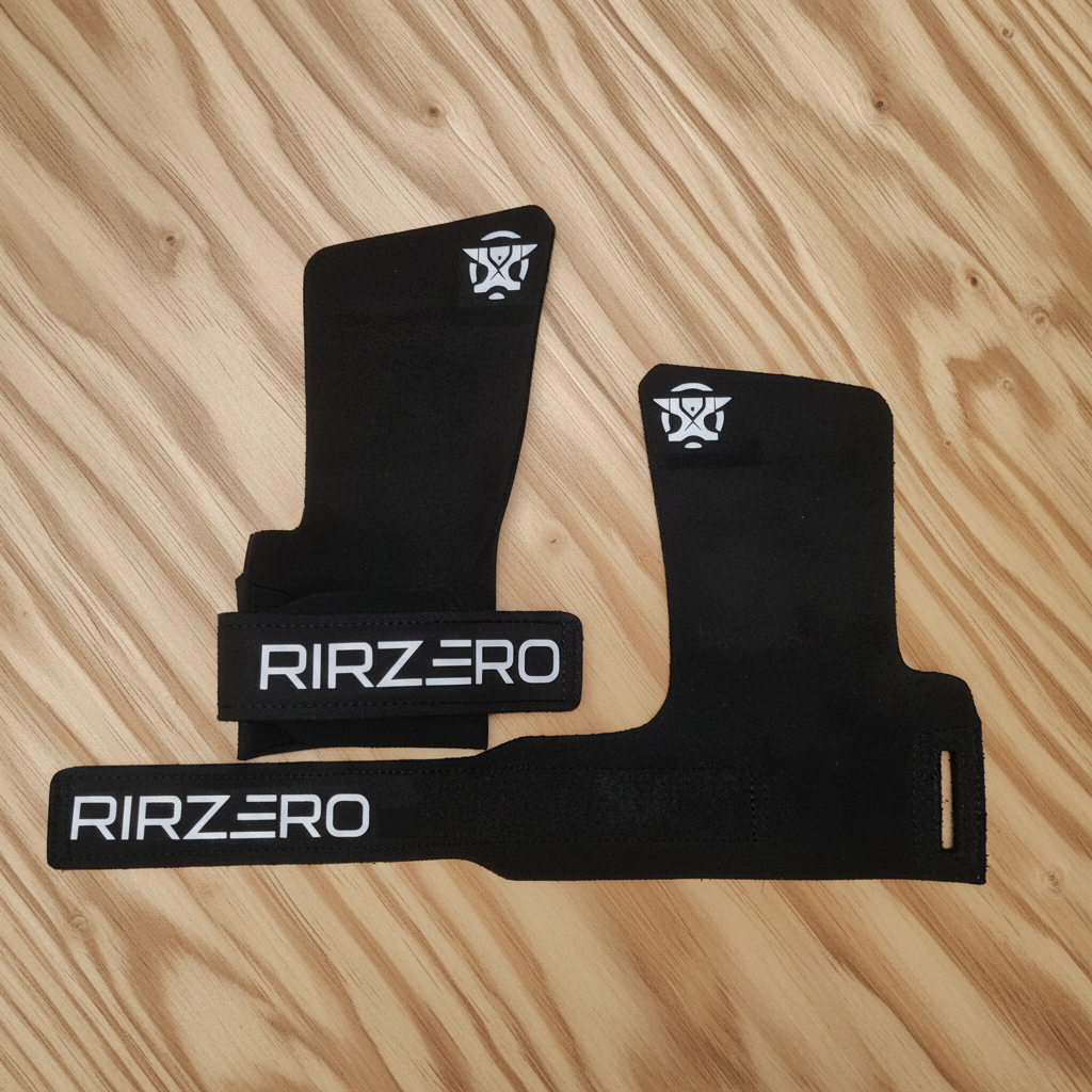 Calleras RIRZERO negras con fondo de madera