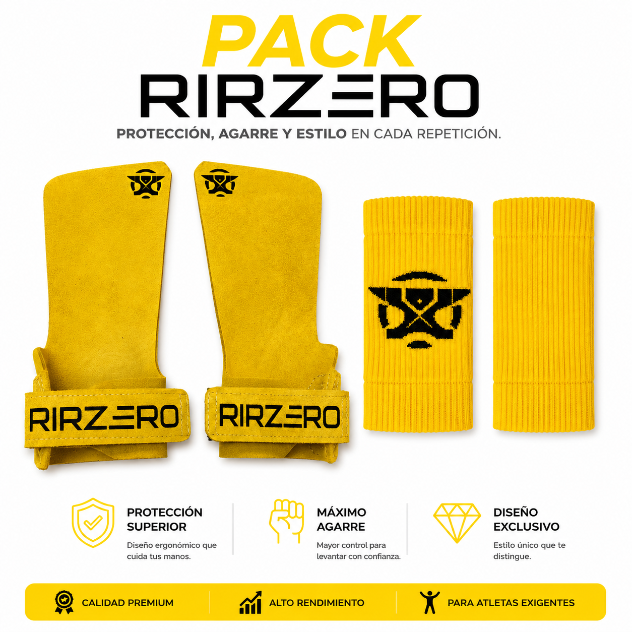 Pack calleras GRIP + Muñequeras