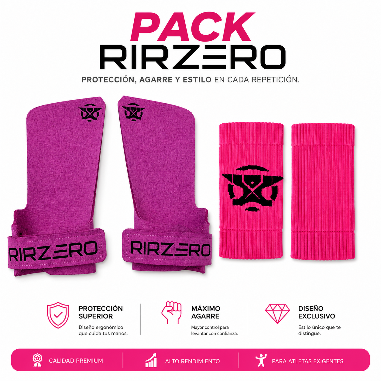 Pack calleras GRIP + Muñequeras